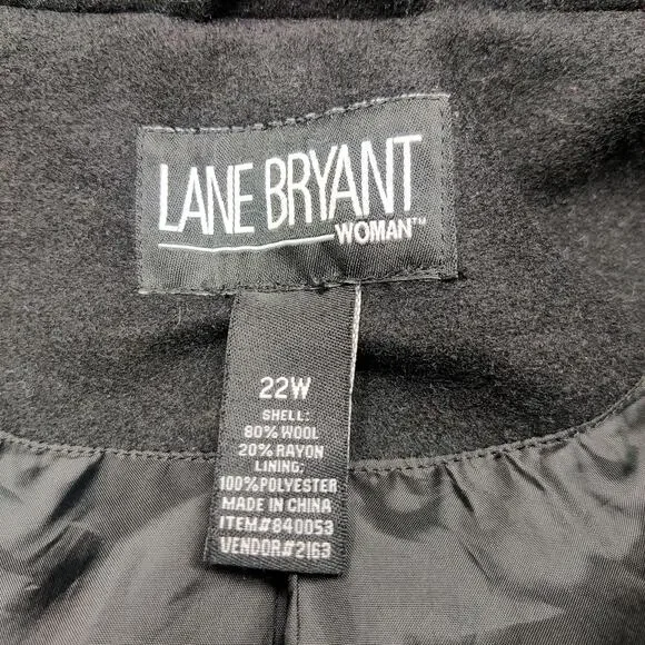 Lane Bryant Red Pea Coat - Picture 7 of 10